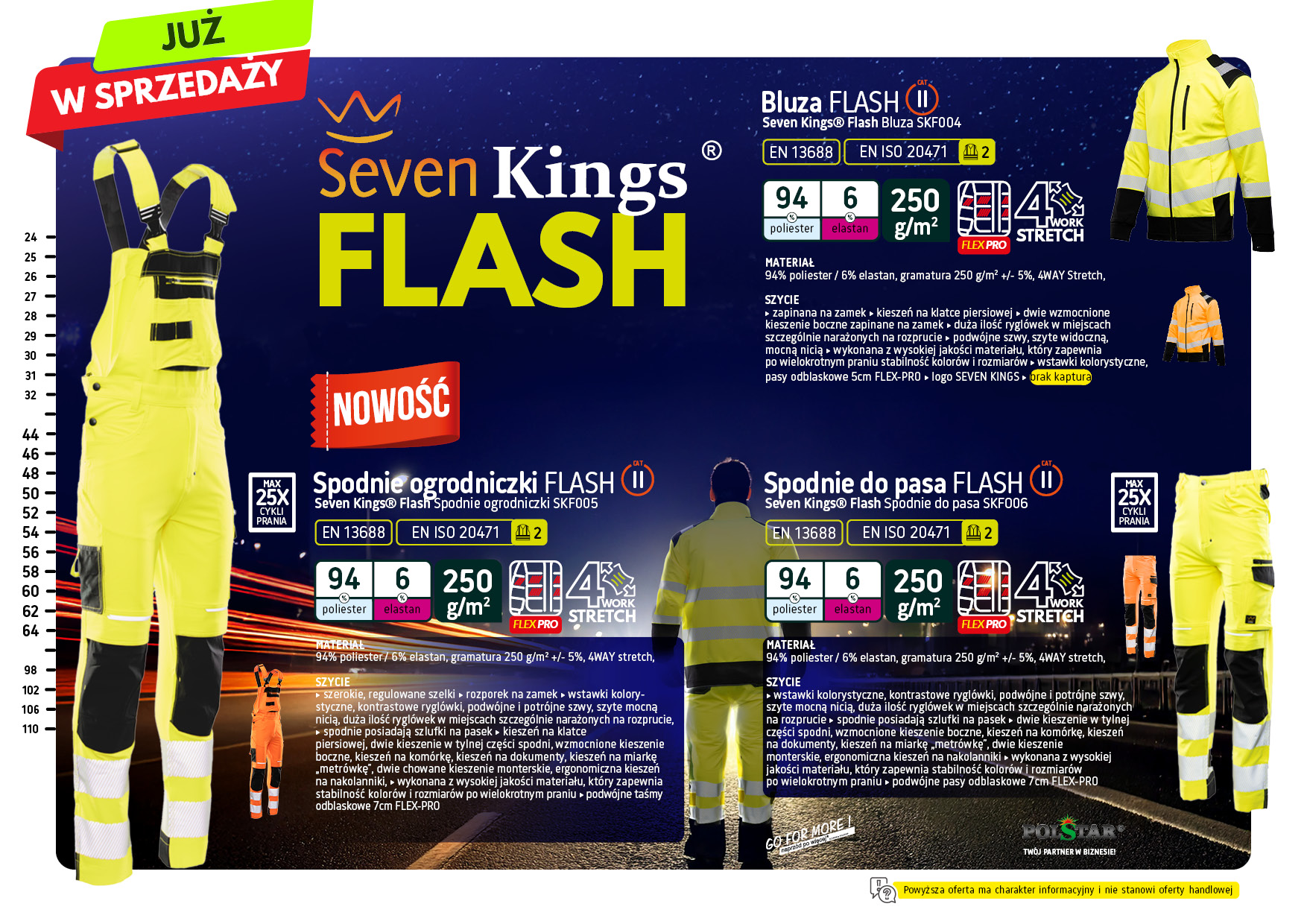Seven Kings Flash Ogrodniczki SKF005